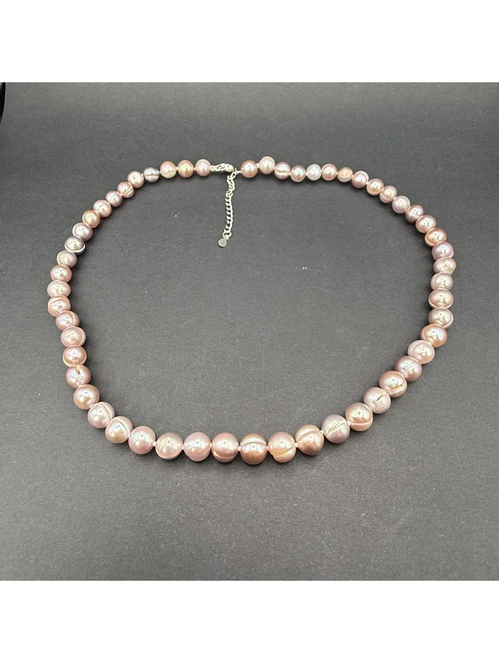 candy+clover freshwater pink pearl necklace